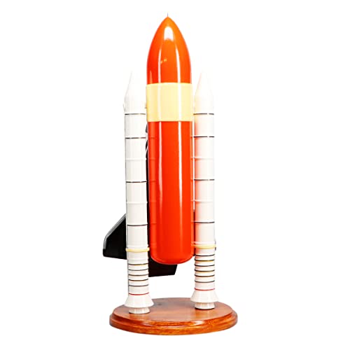 High Flying Models Space Shuttle Atlantis Large Mahogany Sculpture Multicolor