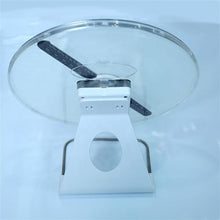 Rechargeable Table Top 3D Hologram LED Fan Small Size with High Capacity Battery