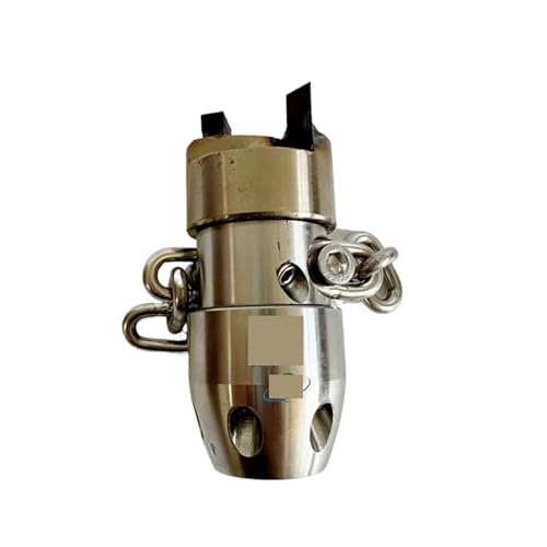 LIOGIOHTIM Sewer Jet Rotating Chain Root Cutter Durable Steel Head 300bar Nozzles Wear-Resistant Alloy Bladen(1l2 Female 80L)