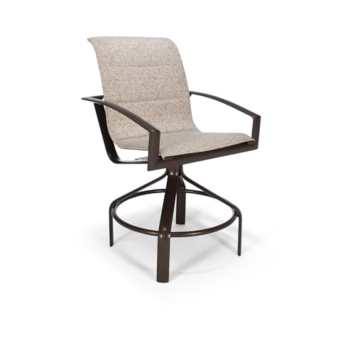 Winston Icon Padded Sling High Back Swivel Balcony Height Stool