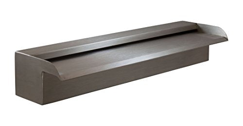 Nakano 18" Waterfall Spillway for Fountains, Pools, Ponds - 316 Stainless (Recommended)