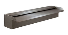 Nakano 18" Waterfall Spillway for Fountains, Pools, Ponds - 316 Stainless (Recommended)