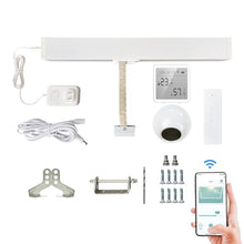 Olideauto Automatic Greenhouse Window Closer,Smart WiFi Automatic Window Opener with Wireless Rain Sensor and Thermohygrometer Running Trip 11-4/5''