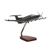 High Flying Models Pilatus PC-12 U-28A Military Mahogany Sculpture Multicolor
