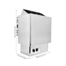 Steam Shower Generator, Electric Sauna Heater Inner Control Heater Stove Steam Room Equipment Sauna Accessory Sauna Heater Sauna Stove