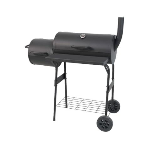 YEWASTI Charcoal BBQ Smoker Grill Set, Large Outdoor Chimney Smoker for Backyard Cooking, Patio Parties, and Camping