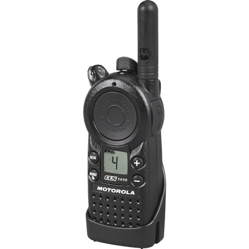 Motorola Solutions 4-Pack CLS1410 UHF 1W 4-Channel 2-Way Radio Black