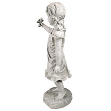 Design Toscano Mary Frances and her Feathered Friends Garden Girl Statue