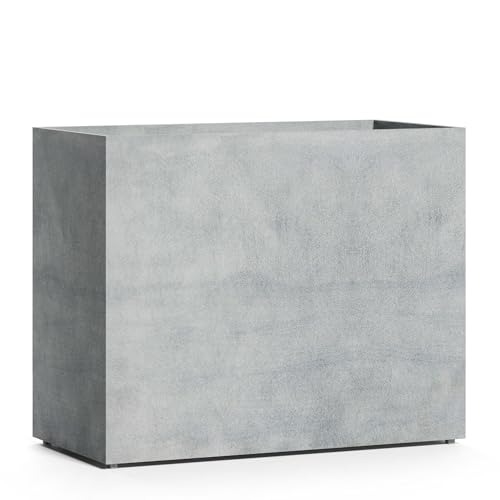 COSAPOTS Semplito Large Fiberglass Planter, Long Rectangular Indoor/Outdoor