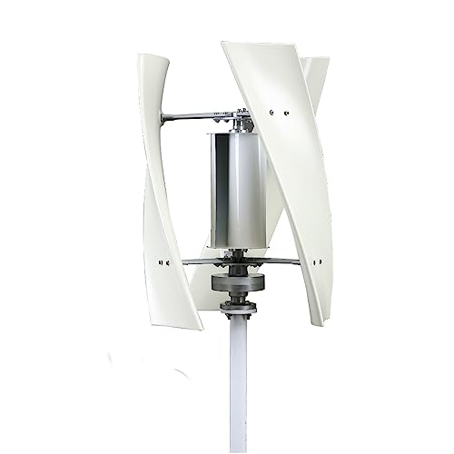 12V 24V 48V 220V Portable Vertical Wind Power Turbine Generator Kit with Controller for Home Or Camping,8000W White Vertical Wind Turbine Generator,24v