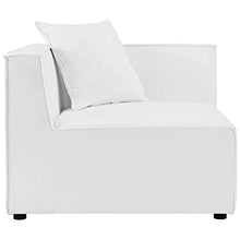 Modway EEI-4377-WHI Saybrook Patio Upholstered 2-Piece Sectional Sofa Loveseat in White