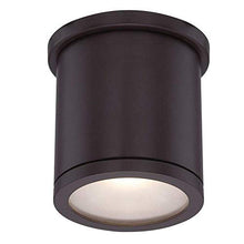 WAC Lighting PD-W2605-BZ Tube Outdoor LED Pendant Fixture, One Size, White/Bronze