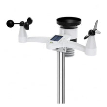 Outdoor Rain Gauge, 6-in-1 Wireless WiFi Weather Station with Thermometer