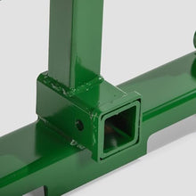 Titan Attachments Economy Series Global Euro Pallet Fork Frame with 48" Fork Blades Fits John Deere Tractors, Rated 4,000 LB, Accepts Class 2 Pallet Fork Blades and Conus 1 Hay Bales Spears