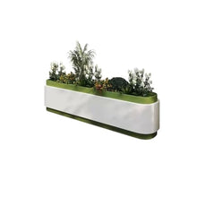 M3b6G8p1 Planter Box Large Planter Box Outdoor Combined Landscape Fence Flower Trough(Small)