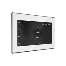 Mr Steam iSteamX Steam Shower Control and Steamhead in White Brilliant Black
