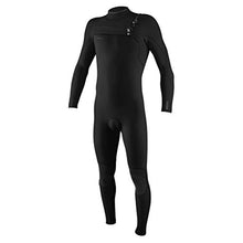 O'Neill Hyperfreak 4/3mm Chest Zip Full Wetsuit Black/Black Large
