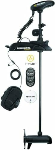 Minn Kota Terrova Freshwater Electric-Steer Bow-Mount Trolling Motor with Universal Sonar 2 & i-Pilot GPS, 80 lbs Thrust, 60" Shaft Black