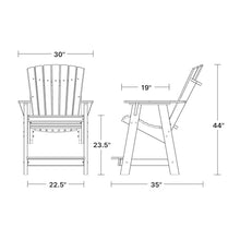 Wildridge Heritage High Adirondack Chair Tudor Brown