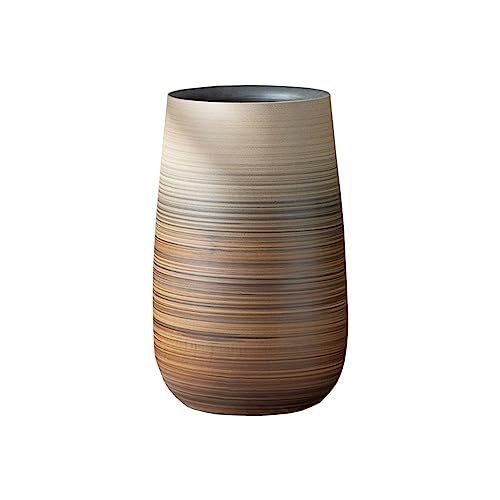 thalo Planter Pots Ceramic Floor-to-Ceiling Flowerpot Extra Large Creative Decoration Decoration Living Room Home Green Planting Tree High Deep Basin Plant Container Accessories (Color : C)