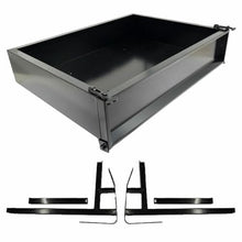 Performance Plus Carts EZGO TXT Golf Cart Steel Cargo Box Kit Black | Compatible with 1994.5-Up Models