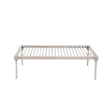 CHARQUERY GRILLS Argentina Stainless steel & Iron grill asado parrilla BBQ 60x40cm / 23.6x15.7in (Small)