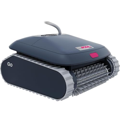BWT myPOOL GO Robotic Pool Vacuum, Lightweight Automatic Pool Vacuum Robot with Gen Core 7 Smart Navigation, Anti-Tangle Cable Control, Single Fine Filter, for Inground & Above Ground Pools Up to 36ft
