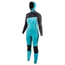Ride Engine Women's Onsen 5/4/3 Front Zip Hooded Full Wetsuit Size 4