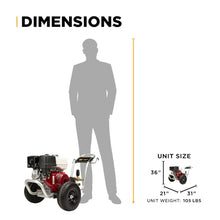 BE Power Equipment 4200 PSI 4.2 GPM Cold Water Gas PW Honda GX390 and Comet Triplex Pump on Aluminum Frame B4213HABAS