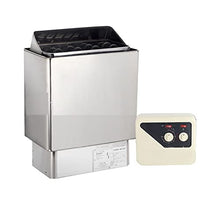 Sauna Steam Generator 3KW 4.5KW 6KW 9KW Stainless Steel Sauna Stove Sauna Heater with Outer Or Innner Sauna Controller for Shower Steam Bath Sauna Accessories (Color : 3KW Size : IC) (4.5KW OC)