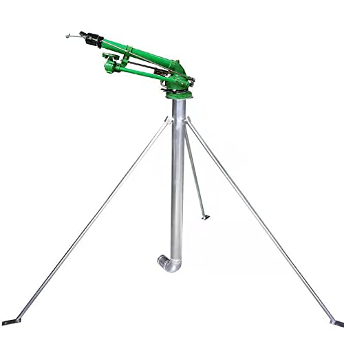 iumLeap Farm Irrigation Spray Gun,Large-Area Irrigation Sp W/Bracket and Replacement Nozzle,22-55m Water Range,Large-Area Rotating Rocker Nozzle Lawn Sprayer, 1.2m