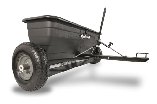 Agri-Fab Tow Behind Lawn and Garden Drop Spreader for Seed, Fertilizer, Salt and Ice Melt, 175 lb Capacity with 42 In Spread Width