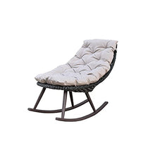 Abbyson Living Outdoor Wicker Patio Rocking Chair Set of 2 Brown