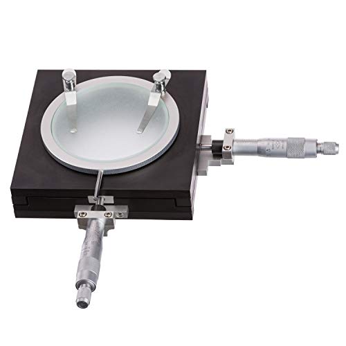 AmScope GT200 Precise Gliding Table Manual Stage for Microscopes 0.01mm Accuracy