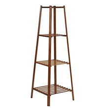 RWGOVLU Flower Stand 3 Tier Plant Stand, Tall Wood Plant Shelf Holder for Indoor Plants, Outdoor Garden Plant Display Rack Flower Pot Stand Plant Stand