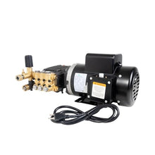 Canpump 1500 PSI 2.2 GPM Pressure Washer Pump Assembly with 2 HP 120 V Motor – Triplex Power Washer Pump, Fully Serviceable, External Unloader – For Cars, Driveways, Siding, Decks & Patios
