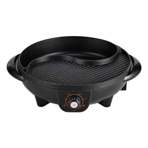 Hot Pot Barbecue Integrated Pot Home Smokeless Electric Barbecue Pan Roaster Electric Grill Kitchen Appliances