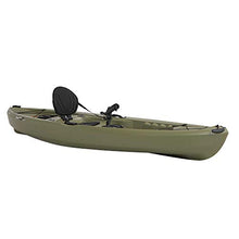 Lifetime Tamarack Angler 100 Fishing Kayak with Paddles Olive Green