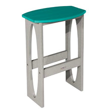 Bahia Verde Shoreline 3-Piece Bar Height Balcony Set Cove Gray with Seaglass Blue