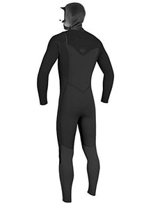 O'NEILL Hyperfreak 4/3+ mm Chest Zip w/Hood Full Wetsuit Black/Black XL
