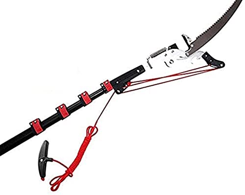 Telescopic Pole Saw High Stick Saw High Branch Shear, Pruning Saws For Trees And Shrubs 3.6-7.2M, Easy To Installation Cut And To Use (Color : 24ft/7.2m) (Color : 24ft/7.2m)