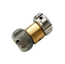 Stainless Steel V-Hammer Nozzles, 1/4" 3/8" Jetter Sewer Dredging Nozzle Driver 6000psi(3I8 30LPM)