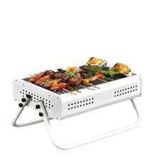 Barbecue Skewers Outdoor Barbecue Grills Camping Foldable Portable Barbecue Grills (D 44 * 30 * 22.5cm)