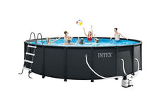 INTEX 26333EP 20ft X 48in Ultra XTR Frame Deluxe Above Ground Swimming Pool Set with 2100 GPH Sand Filter Pump, Removable Ladder, Ground Cloth, Pool Cover, SuperTough, Puncture and Rust Resistant