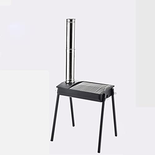 MZGYYD BBQ Grill Household Charcoal Grill Tool with Offset Smoker Removable Legs,for Patio Backyard Picnic Camping