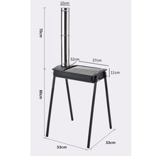 MZGYYD BBQ Grill Household Charcoal Grill Tool with Offset Smoker Removable Legs,for Patio Backyard Picnic Camping