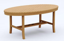 Grade-A Teak Wood Dining Marymount 72" Oval Table #2536