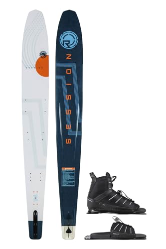 Radar Session Waterski w/Prime Boot Blue/Orange