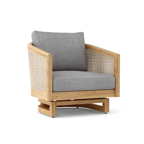 Anderson Teak Catania Swivel Chair (Cast Slate)