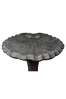 Solid Rock Stoneworks Fanciful Birdbath- 26" h x 22" w x 20" d- Pre-Aged